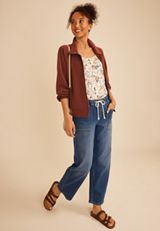 Cloud Scuba Knit Bomber Jacket, C3917, small