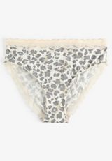 Simply Comfy Leopard Bikini Panty, C5487, small