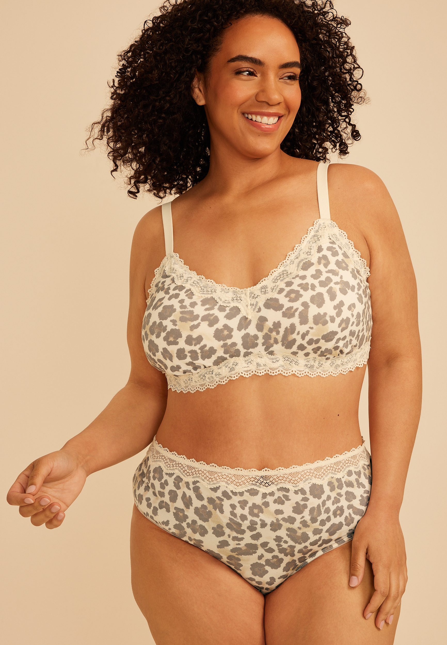 Simply Comfy Leopard Bikini Panty, C5487, large