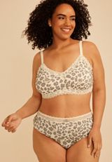 Simply Comfy Leopard Bikini Panty, C5487, small