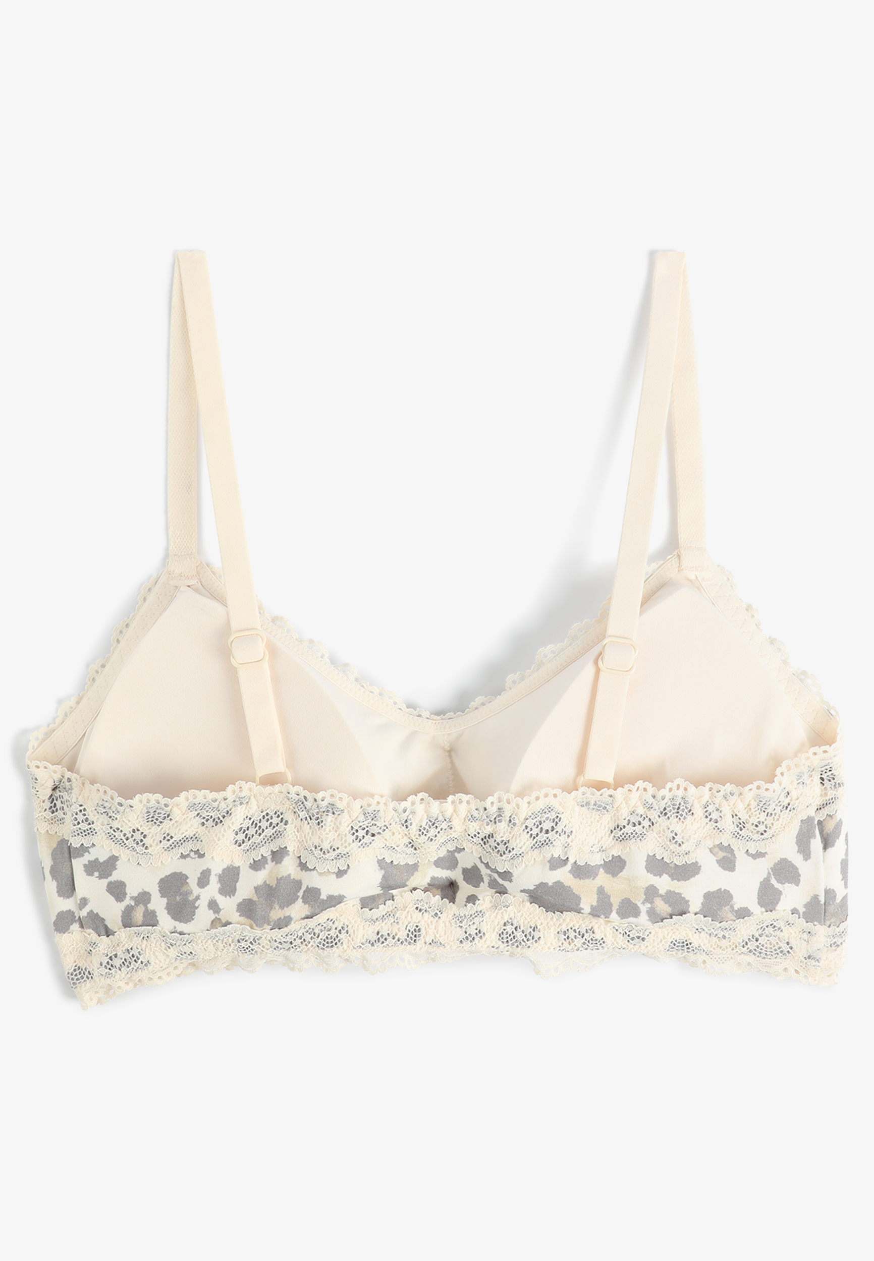 Simply Comfy Leopard V Neck Bralette, C5487, large