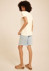 Peanuts Beach Classic Fit Graphic Tee, ECRU, small