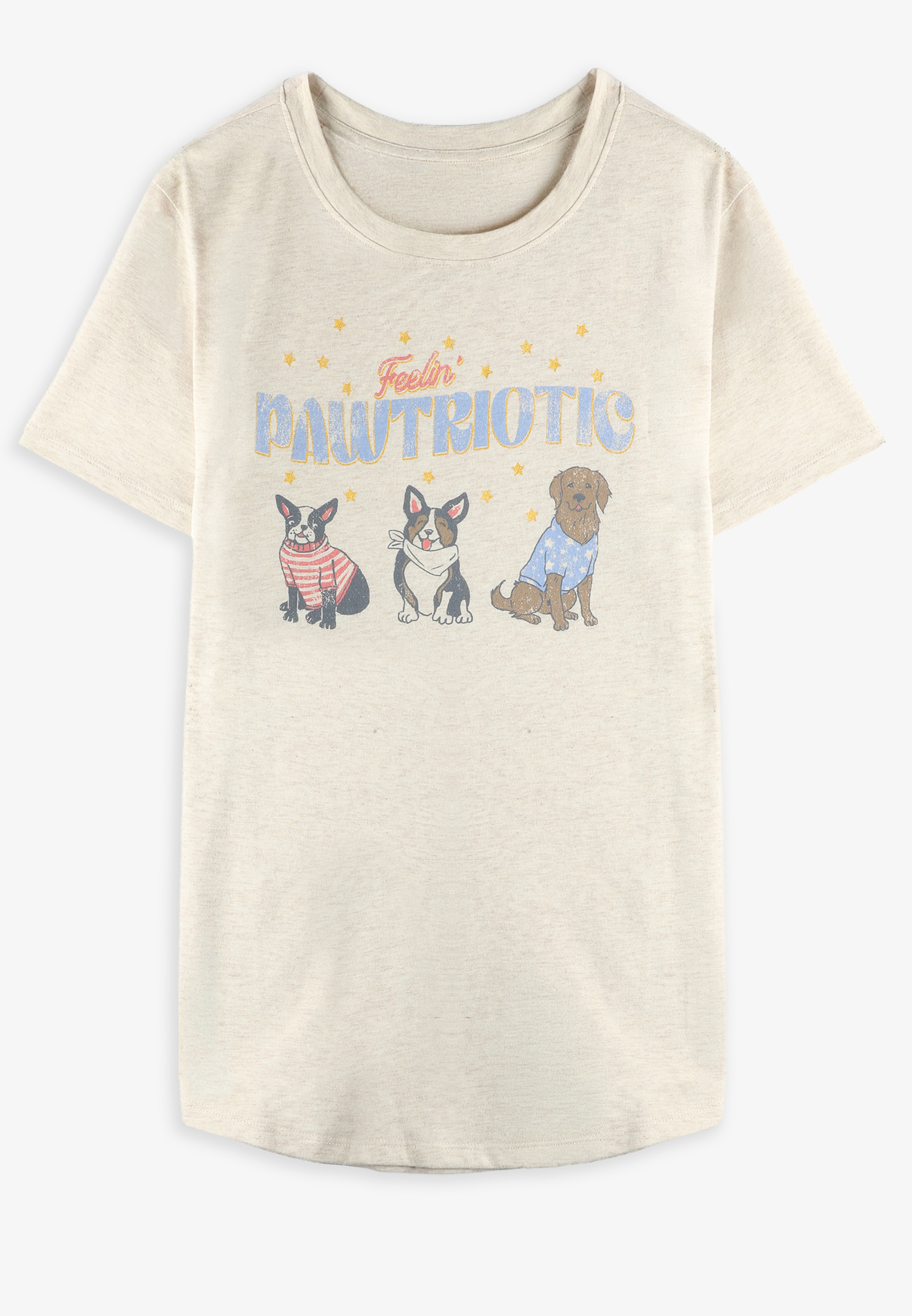 Feelin Pawtriotic Classic Fit Graphic Tee, C3363, large