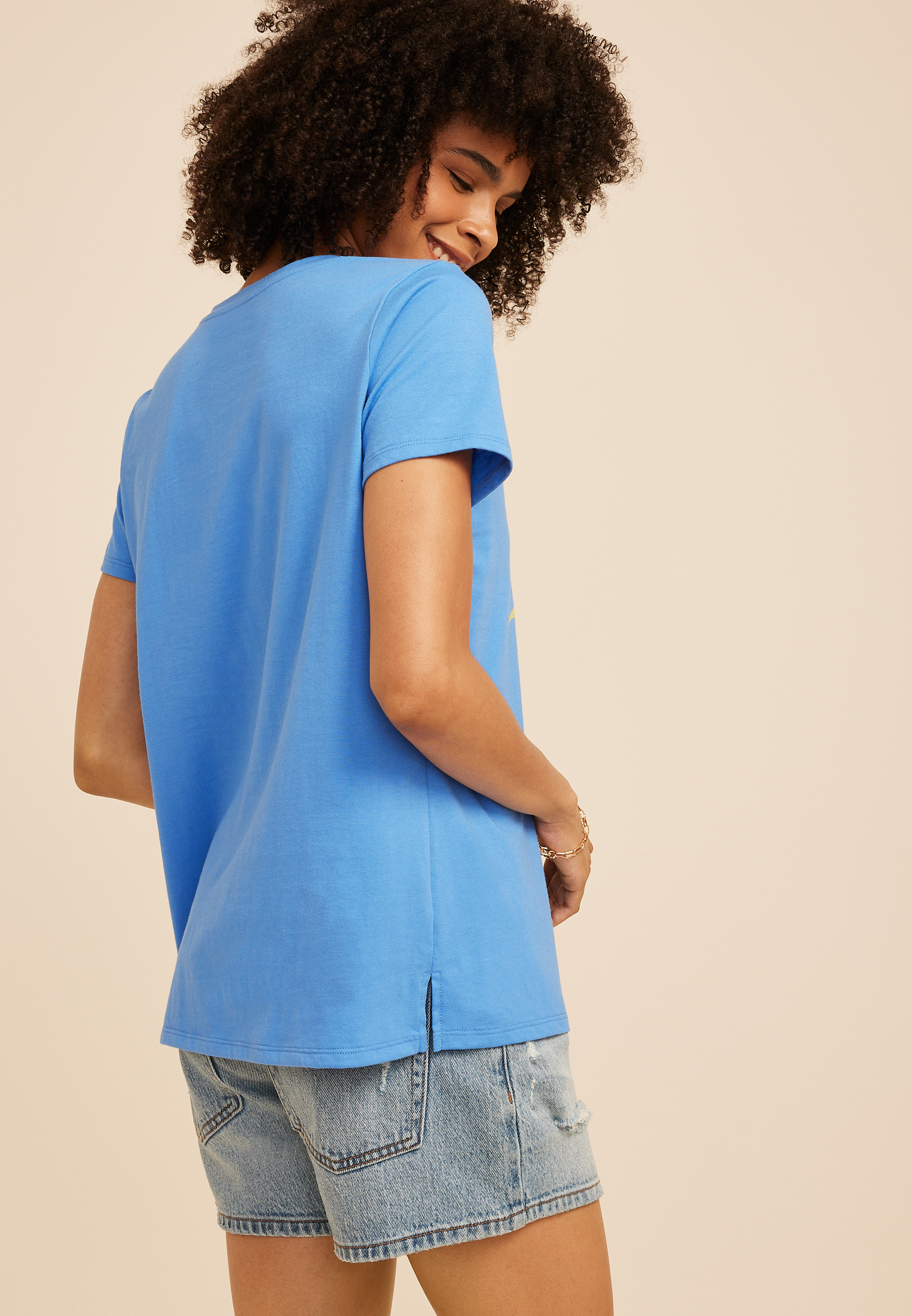 Sol Mama Classic Fit Graphic Tee, C5760, large