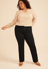 Plus Size m jeans by maurices&trade; Classic Mid Rise Black Slim Boot Jean, C106, small