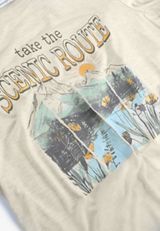 Plus Size Take The Scenic Route Classic Fit Graphic Tee, C2445, small
