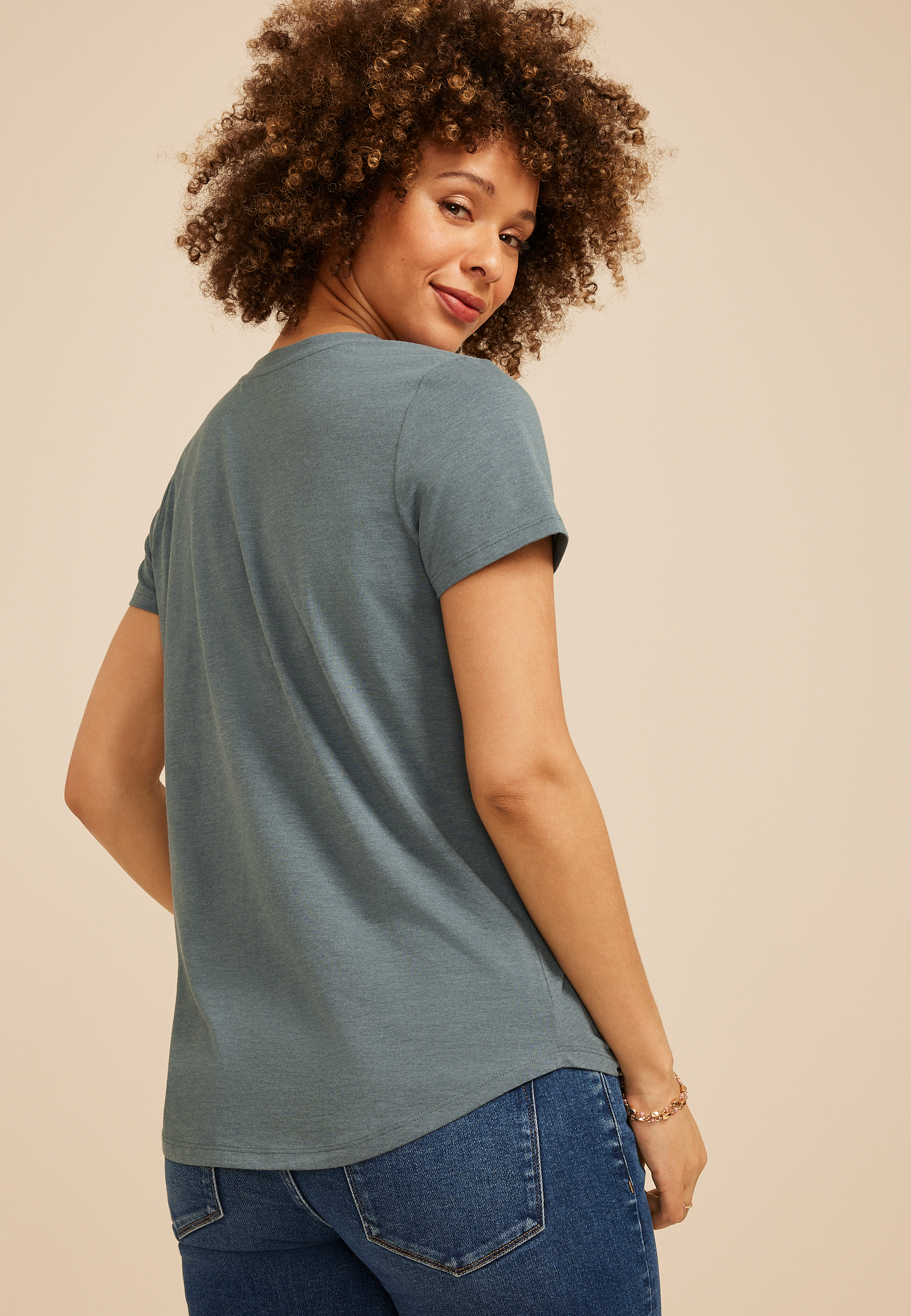 Rooted In Faith Classic Fit Graphic Tee, C9874, large