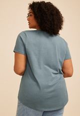 Plus Size Rooted In Faith Classic Fit Graphic Tee, C9874, small