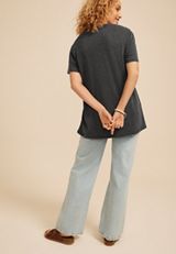 Raised On 90s Country Oversized Fit Graphic Tee, C106, small