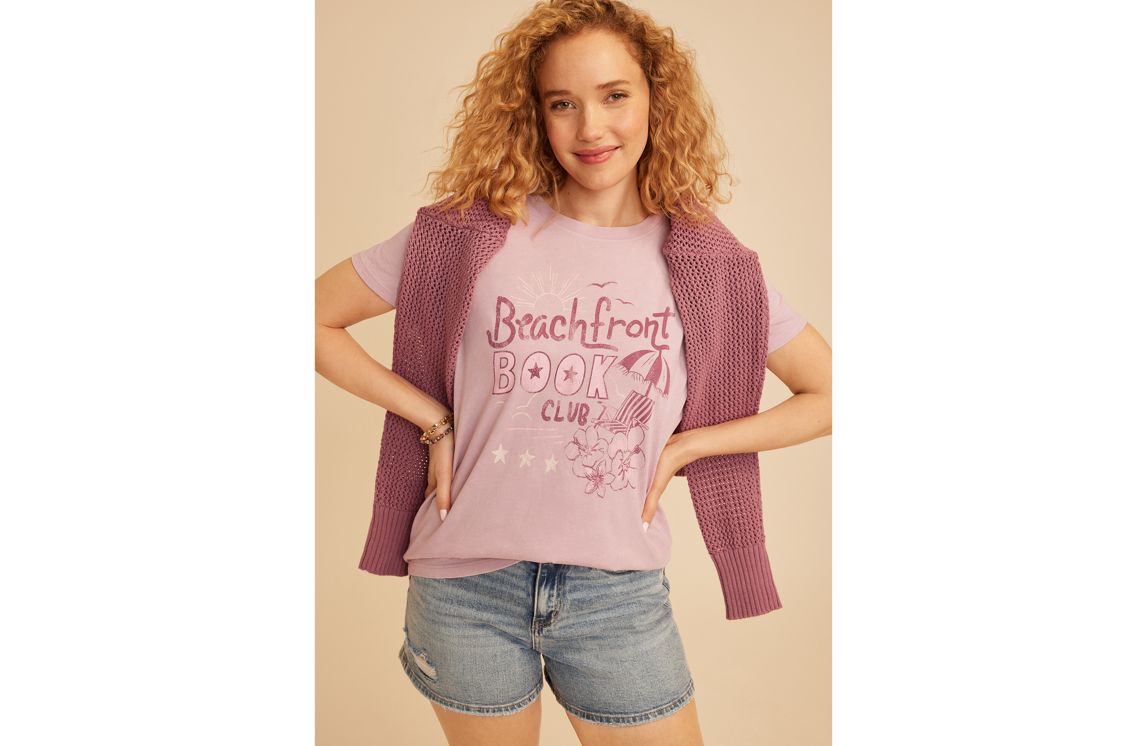 Beachfront Book Club Classic Fit Graphic Tee