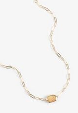 Genuine Tiger Eye Pendant Necklace, C605, small