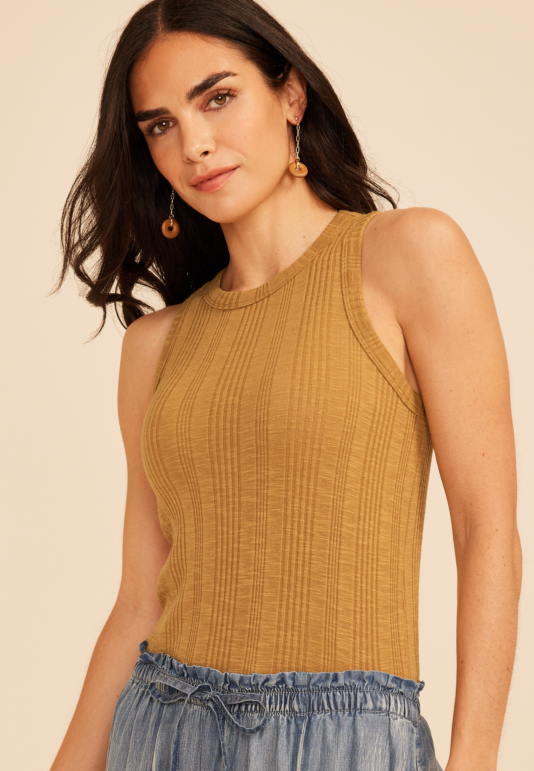 24/7 Variegated Ribbed Highline Tank Top