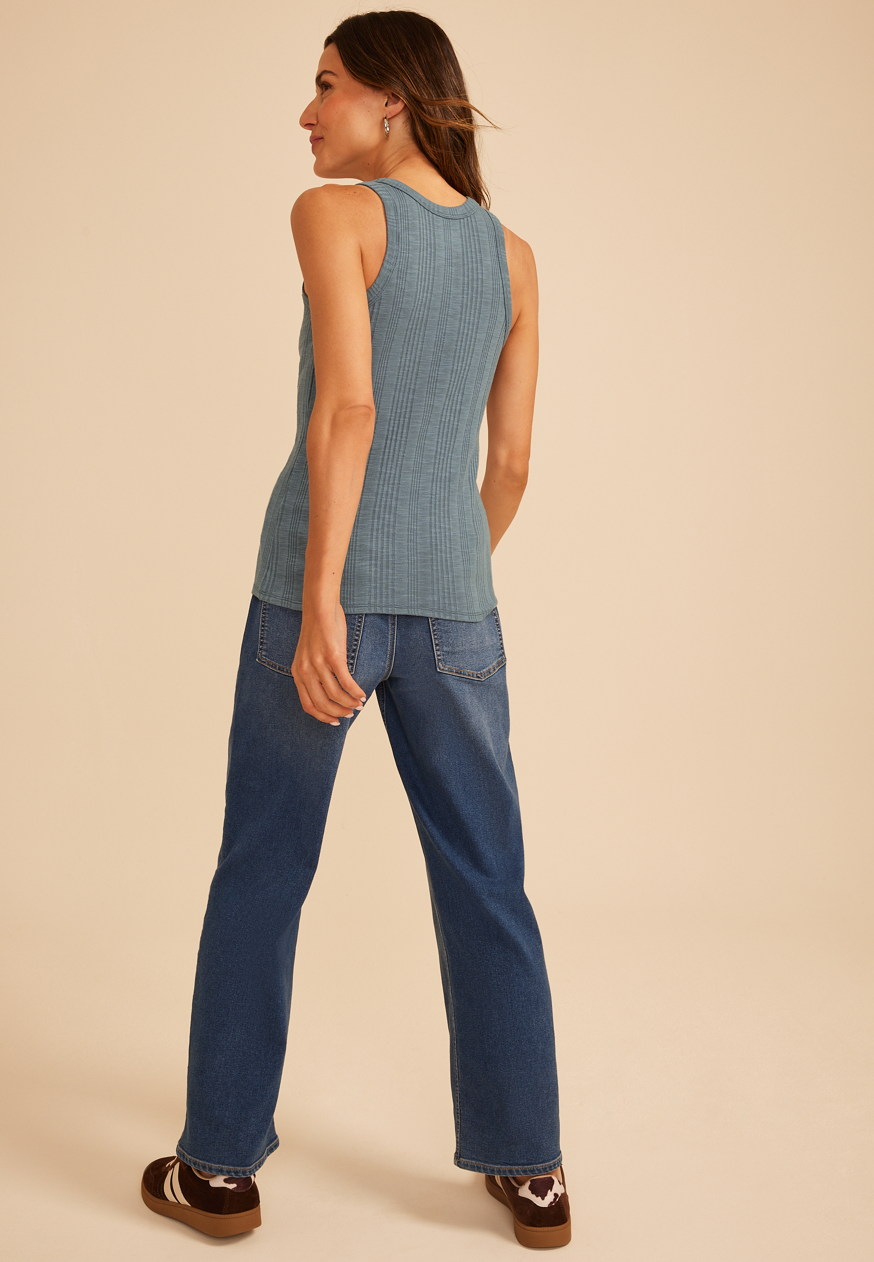 24/7 Variegated Ribbed Highline Tank Top - thumbnail 5