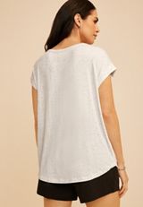 24/7 Clara Speckled Tee, C1524, small