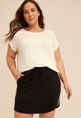 Plus Size 24/7 Clara Speckled Tee, MULTI, small