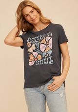Rooted Soul Classic Fit Graphic Tee, PHANTOM BLACK, small