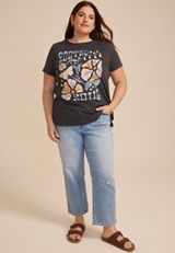 Plus Size Rooted Soul Classic Fit Graphic Tee, PHANTOM BLACK, small