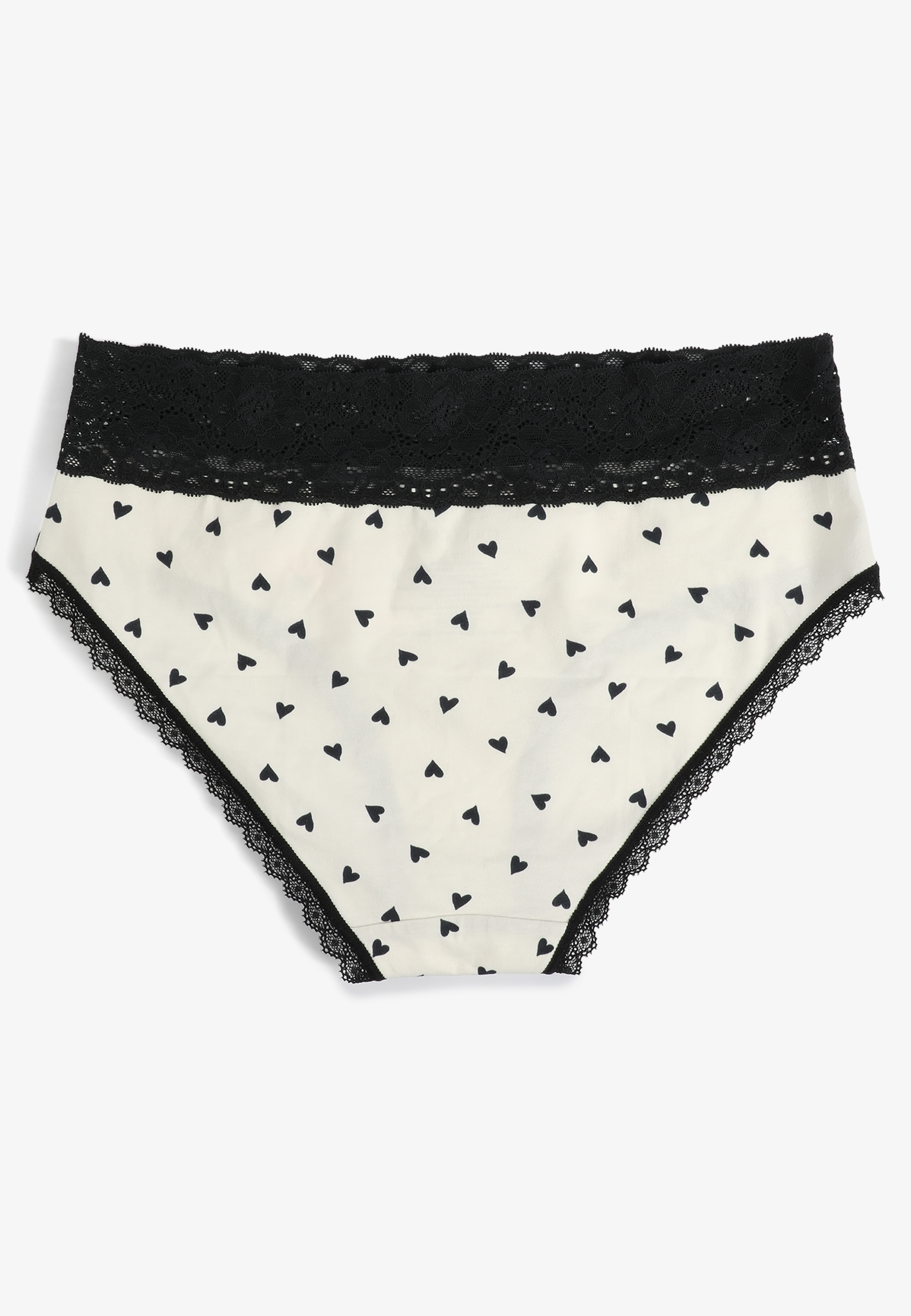 Simply Comfy Cotton Heart Hipster Panty, C4673, large
