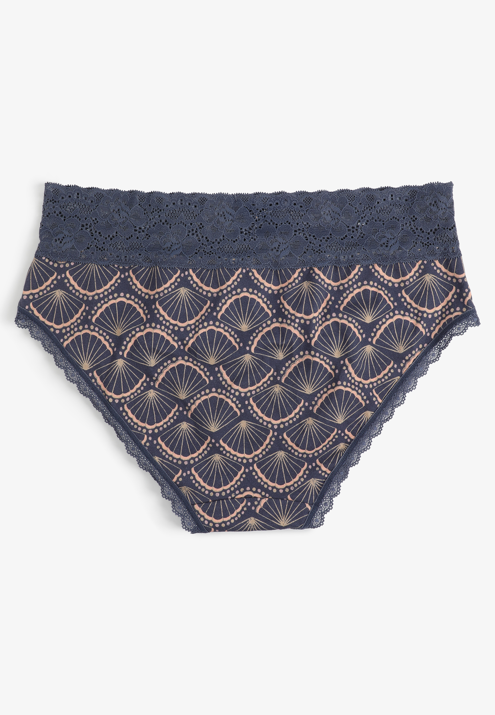Simply Comfy Cotton Shell Printed Hipster Panty, C3893, large