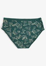 True Stretch Ditsy Leaves Jersey Hipster Panty, C2412, small