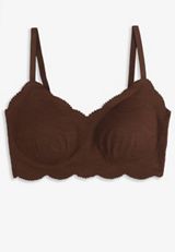 Invisibliss Lace Scalloped Edge Bralette, C6058, small