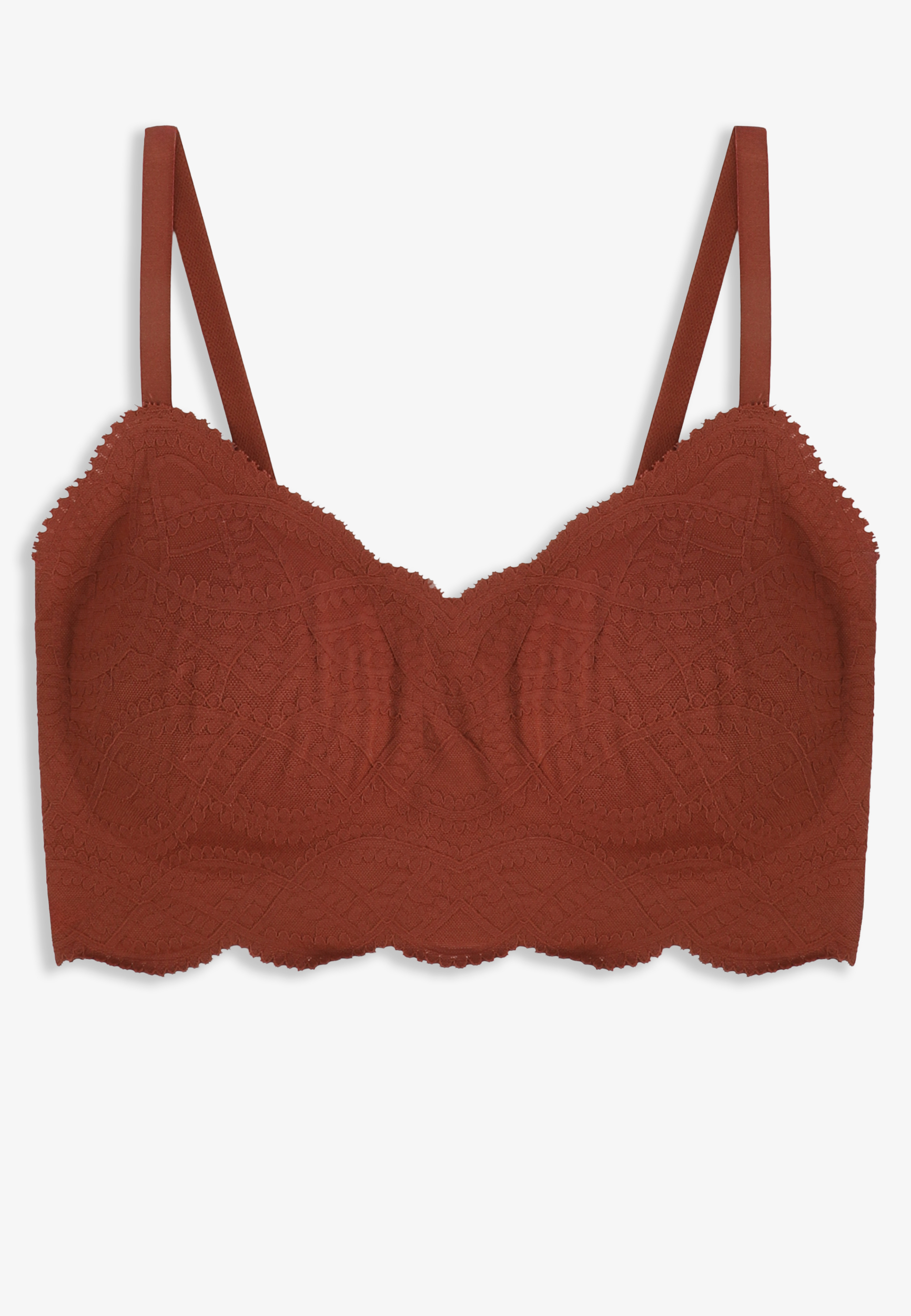 Invisibliss Lace Scalloped Edge Bralette, C8482, large
