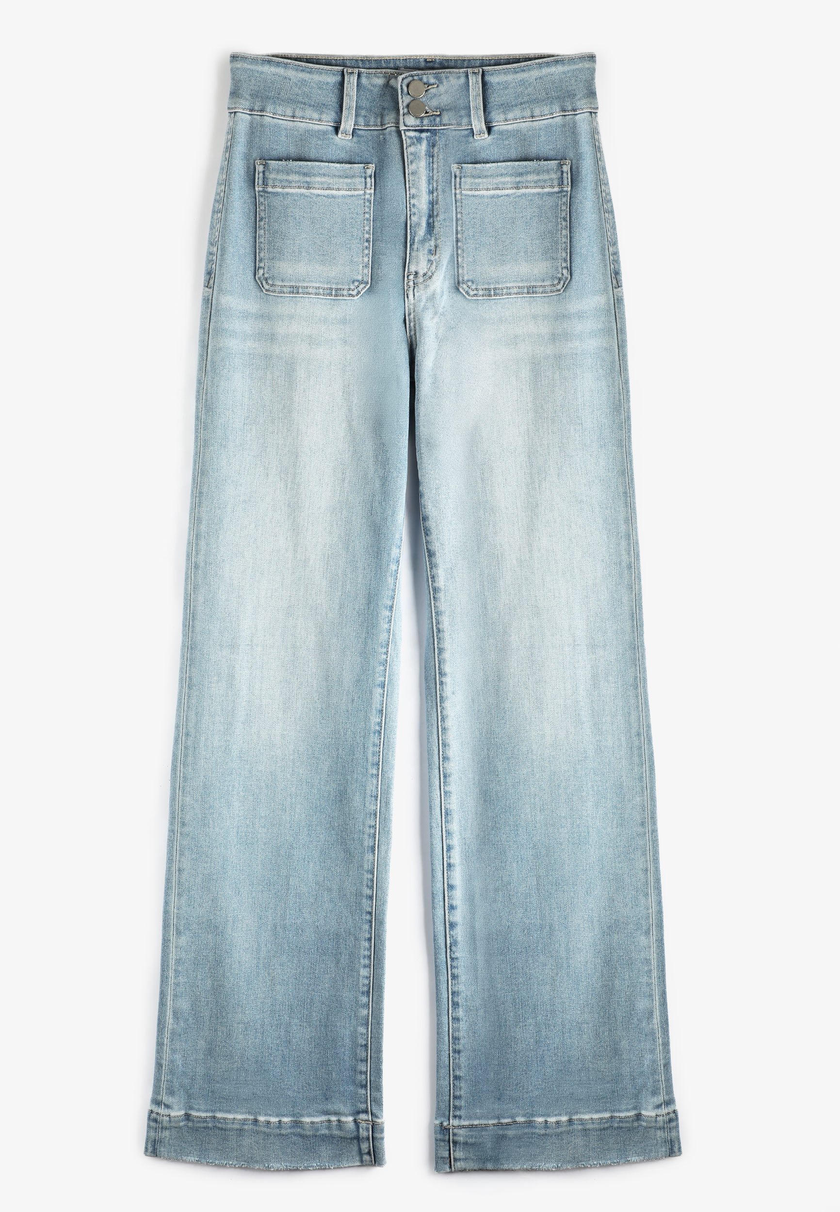 Flying Monkey&trade; High Rise Patch Pocket Flare Jean