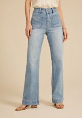 Flying Monkey&trade; High Rise Patch Pocket Flare Jean, C2806, small