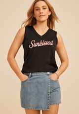 Sunkissed Graphic Tank Top, C106, small
