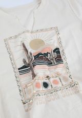 Metallic Desert Scenic Classic Fit Graphic Tee, C2972, small