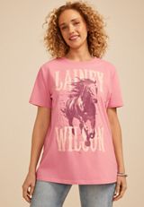 Lainey Wilson Oversized Fit Graphic Tee, C4441, small