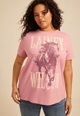 Plus Size Lainey Wilson Oversized Fit Graphic Tee, C4441, small