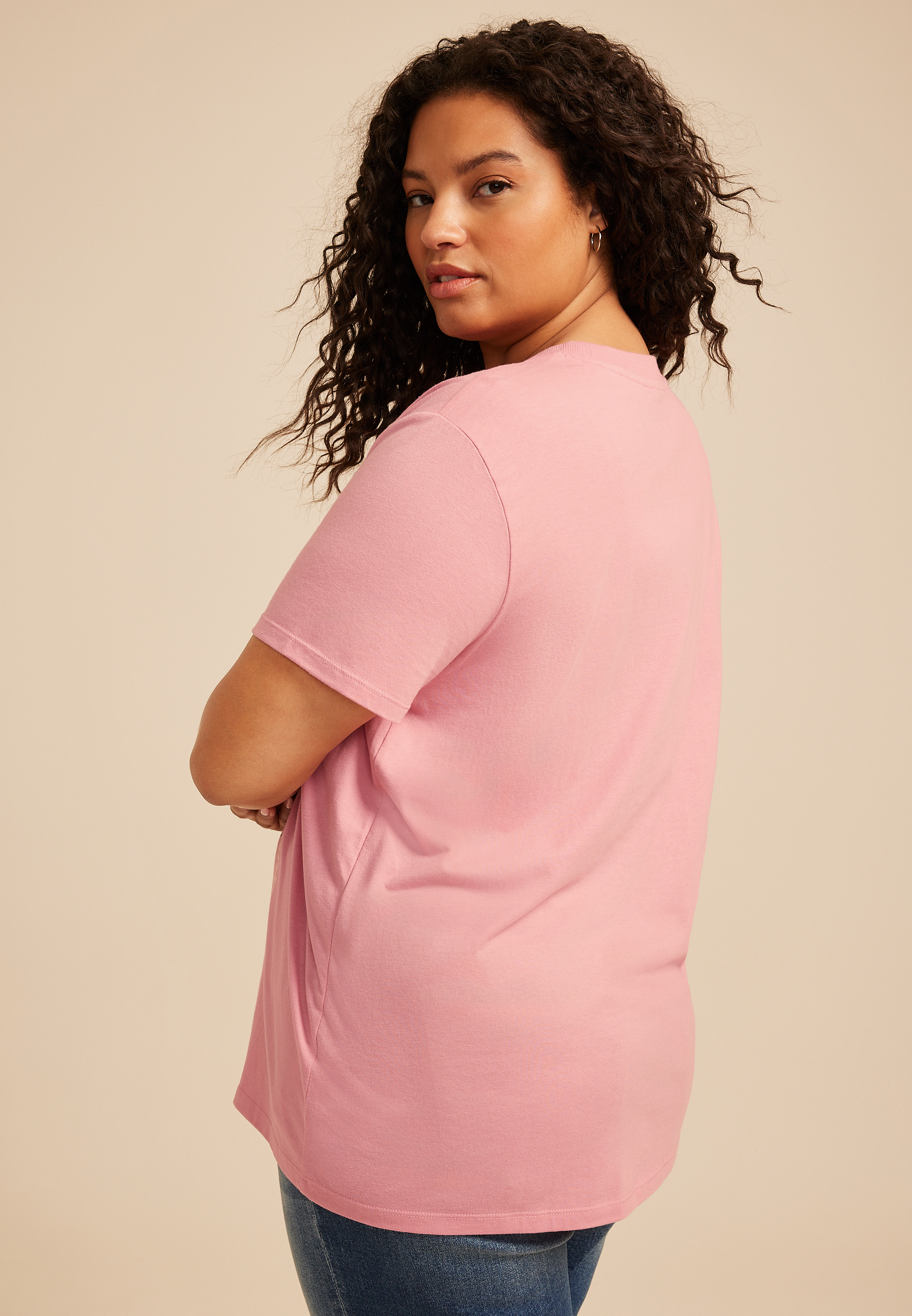 Plus Size Lainey Wilson Oversized Fit Graphic Tee, C4441, large