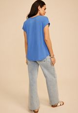 24/7 Clara Ribbed Tee, C1879, small