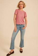Lattice Trim Flutter Sleeve Tee, C6624, small