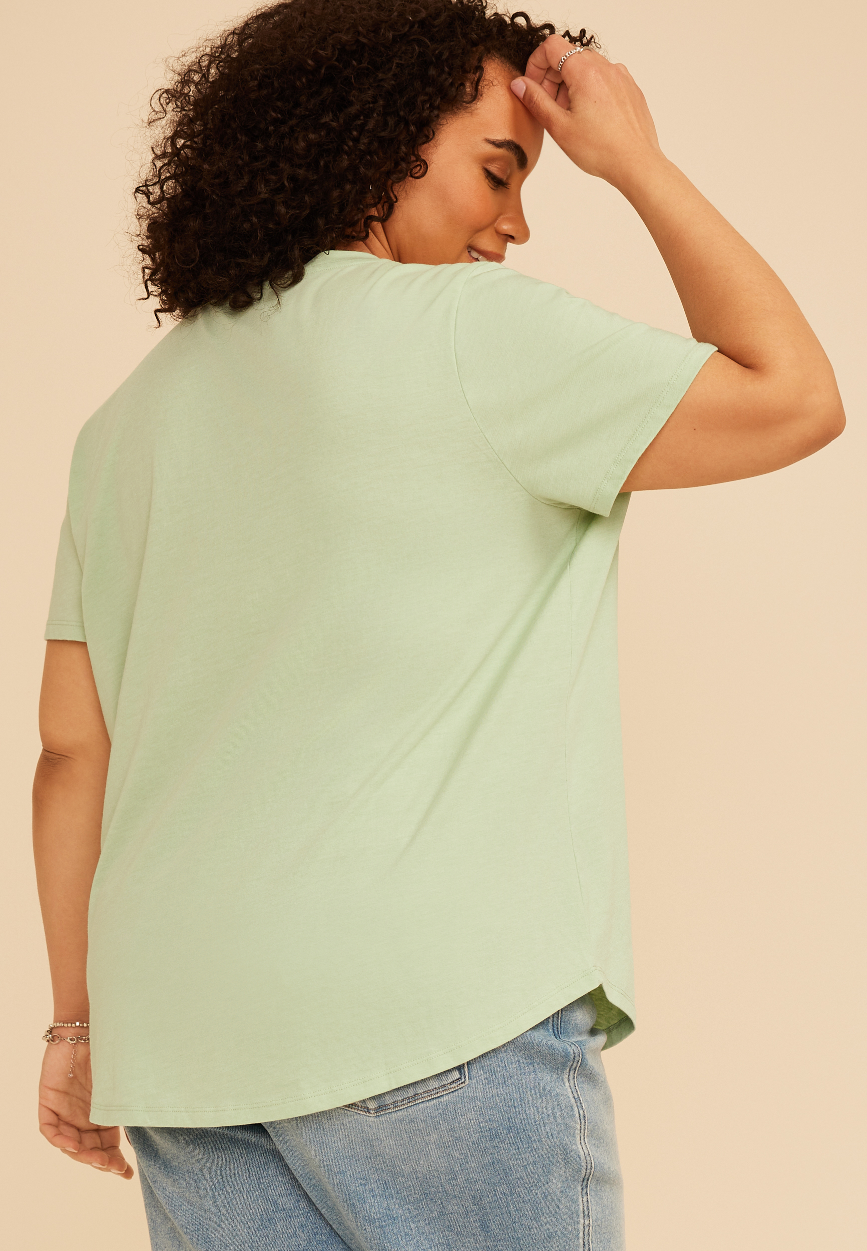 Plus Size No Rain No Flowers Classic Fit Graphic Tee, C6446, large