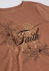 Faith Floral Classic Fit Graphic Tee, C2401, small