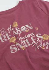 Be The Reason Someone Smiles Today Classic Fit Graphic Tee, C4867, small