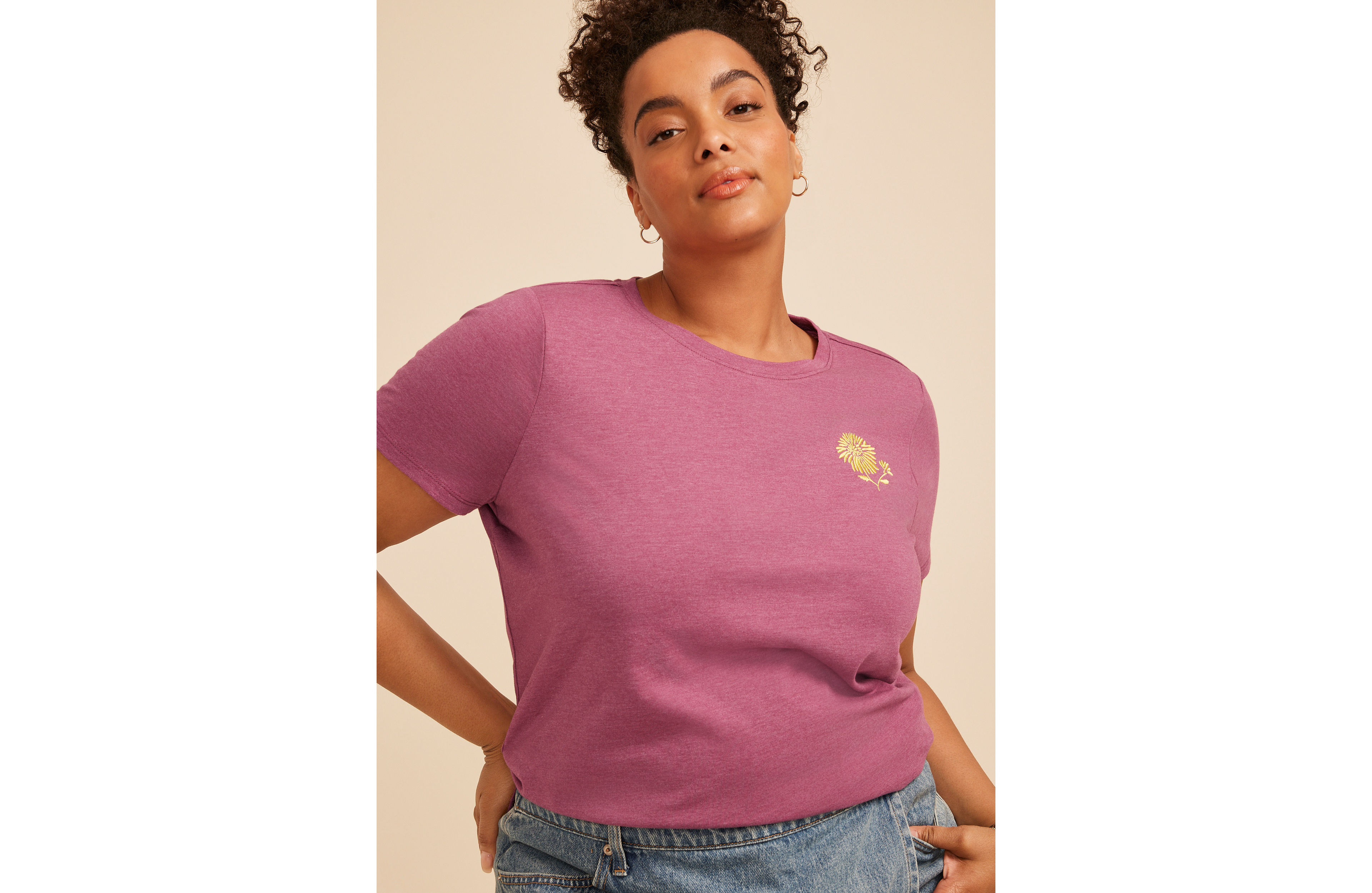Plus Be The Reason Someone Smiles Today Classic Fit Graphic Tee