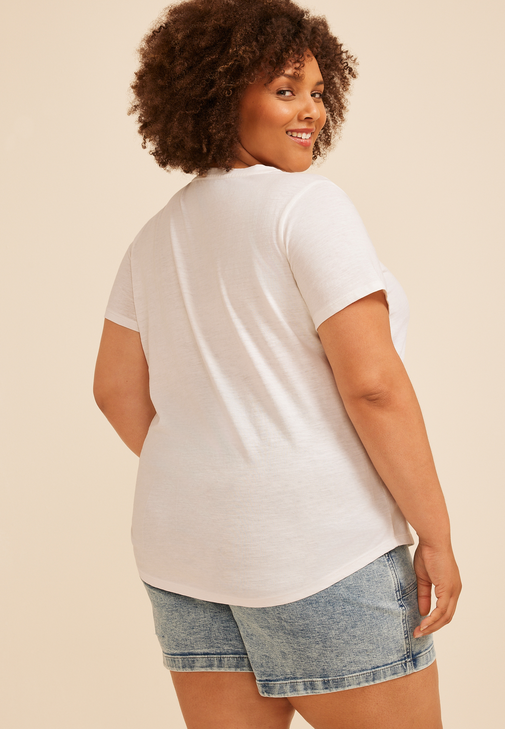 Plus Size Spread Kindness Wildflower Metallic Classic Fit Graphic Tee, C9298, large