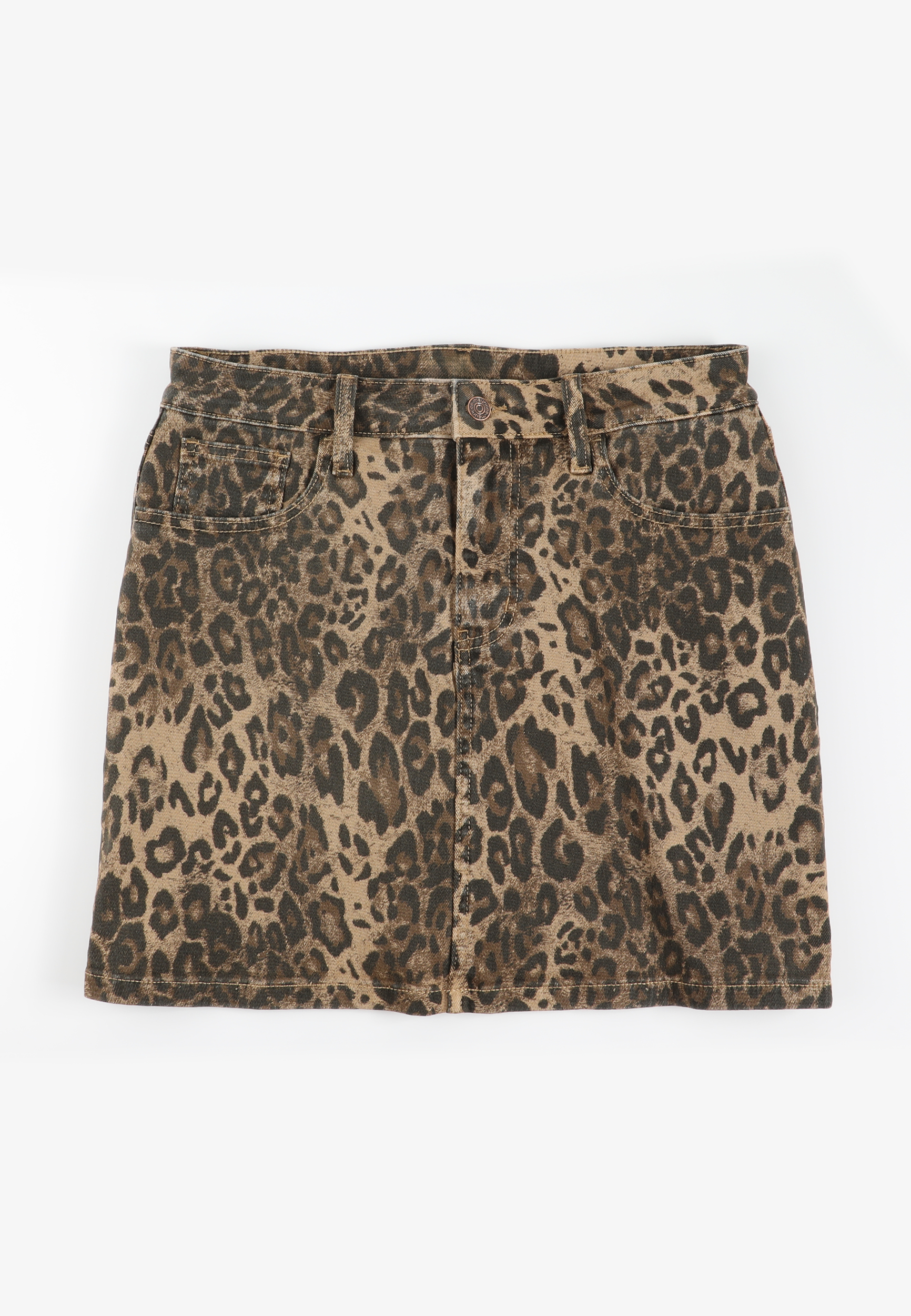 m jeans by maurices&trade; High Rise Leopard Skort
