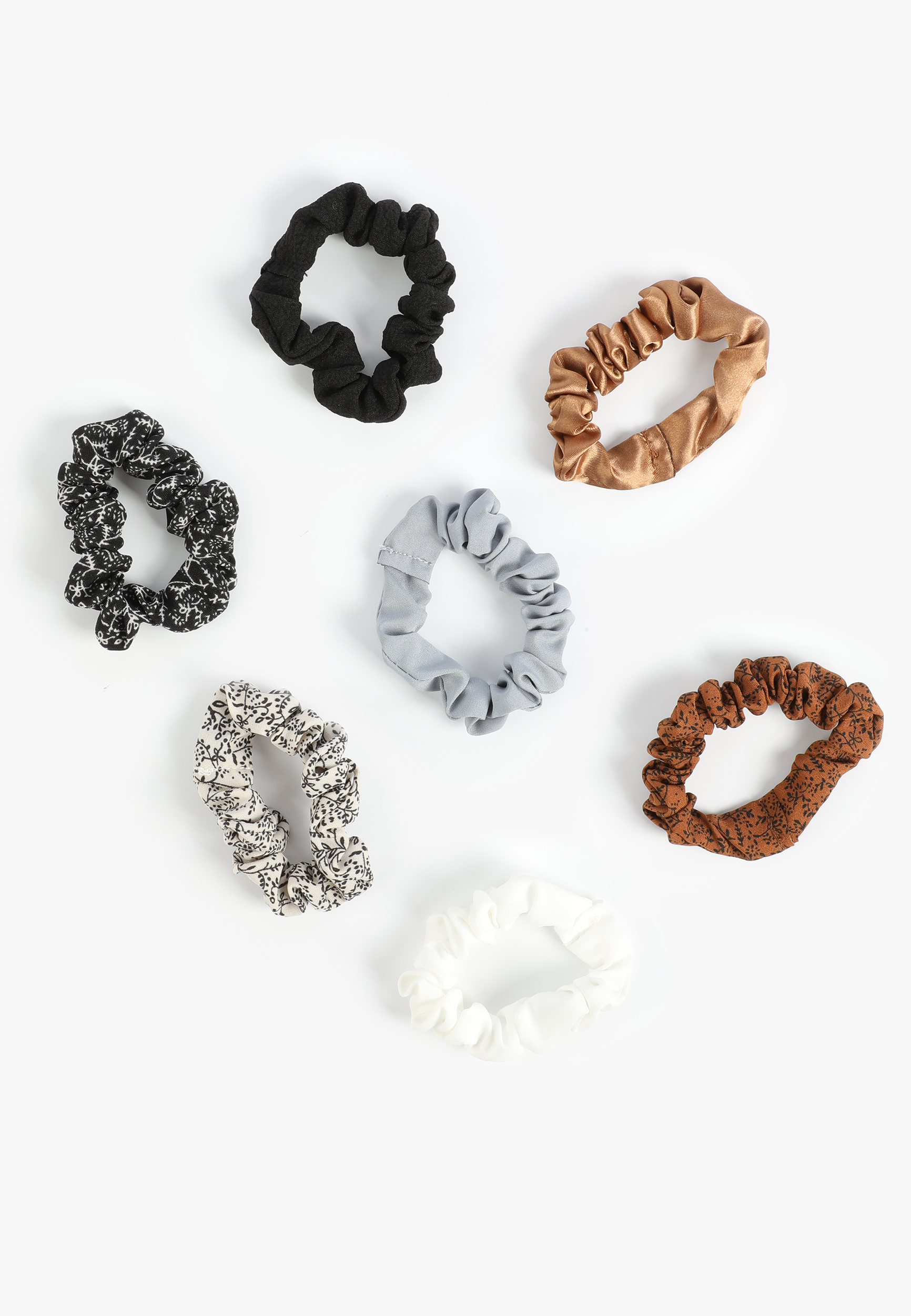 Assorted Mini Scrunchie Set