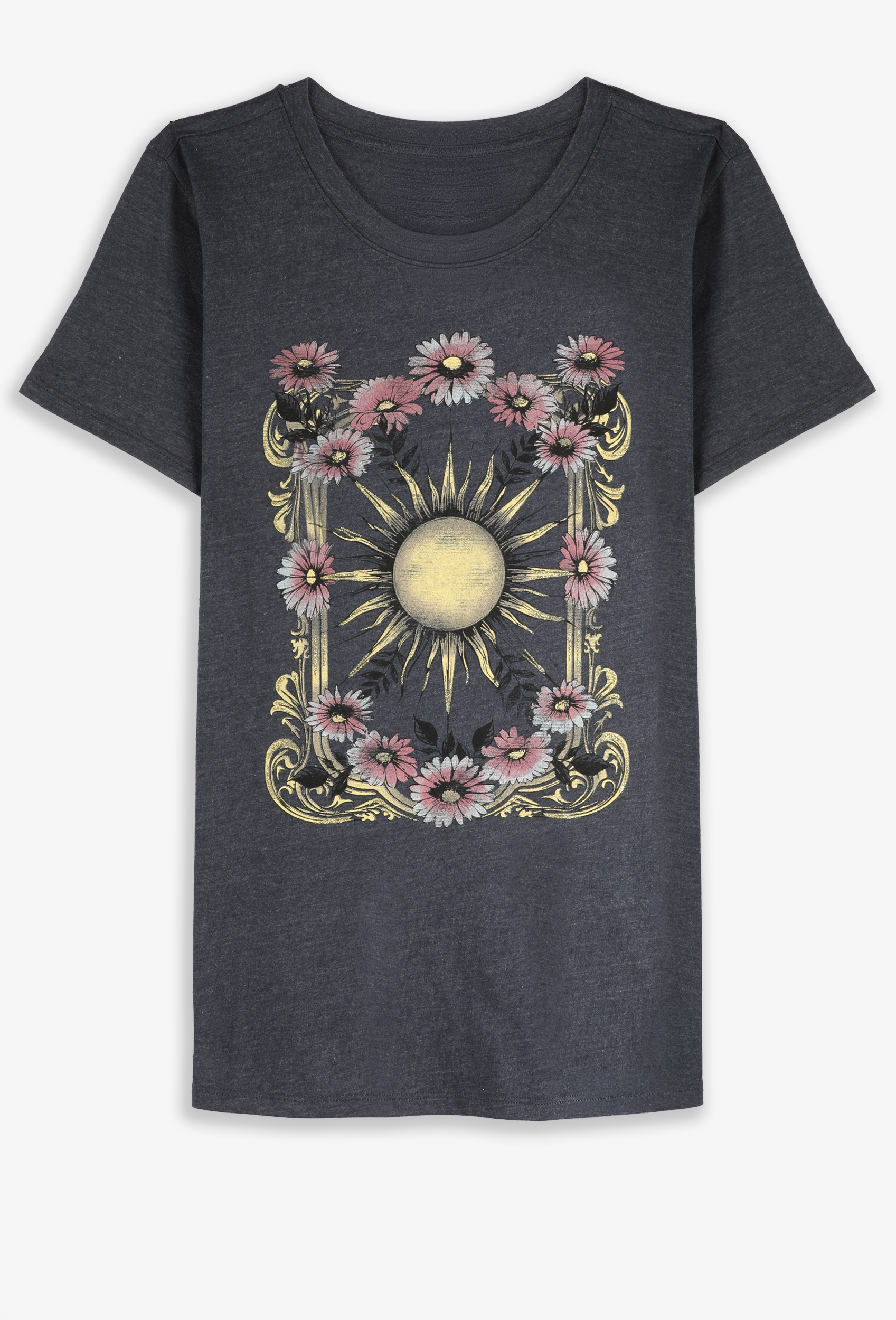 Floral Sun Classic Fit Graphic Tee