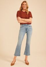m jeans by maurices&trade; High Rise Crop Kick Flare Jeans, C2806, small