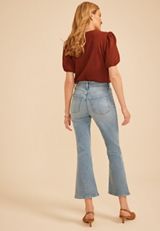 m jeans by maurices&trade; High Rise Crop Kick Flare Jeans, C2806, small