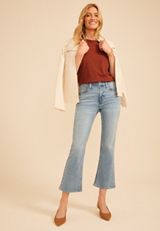 m jeans by maurices&trade; High Rise Crop Kick Flare Jeans, C2806, small