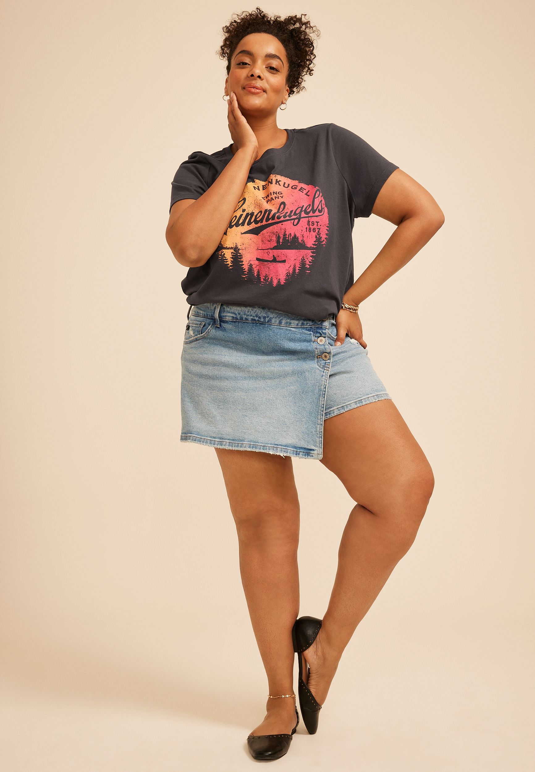 Plus Size Leinenkugels Brewing Company Classic Fit Graphic Tee, C1876, large