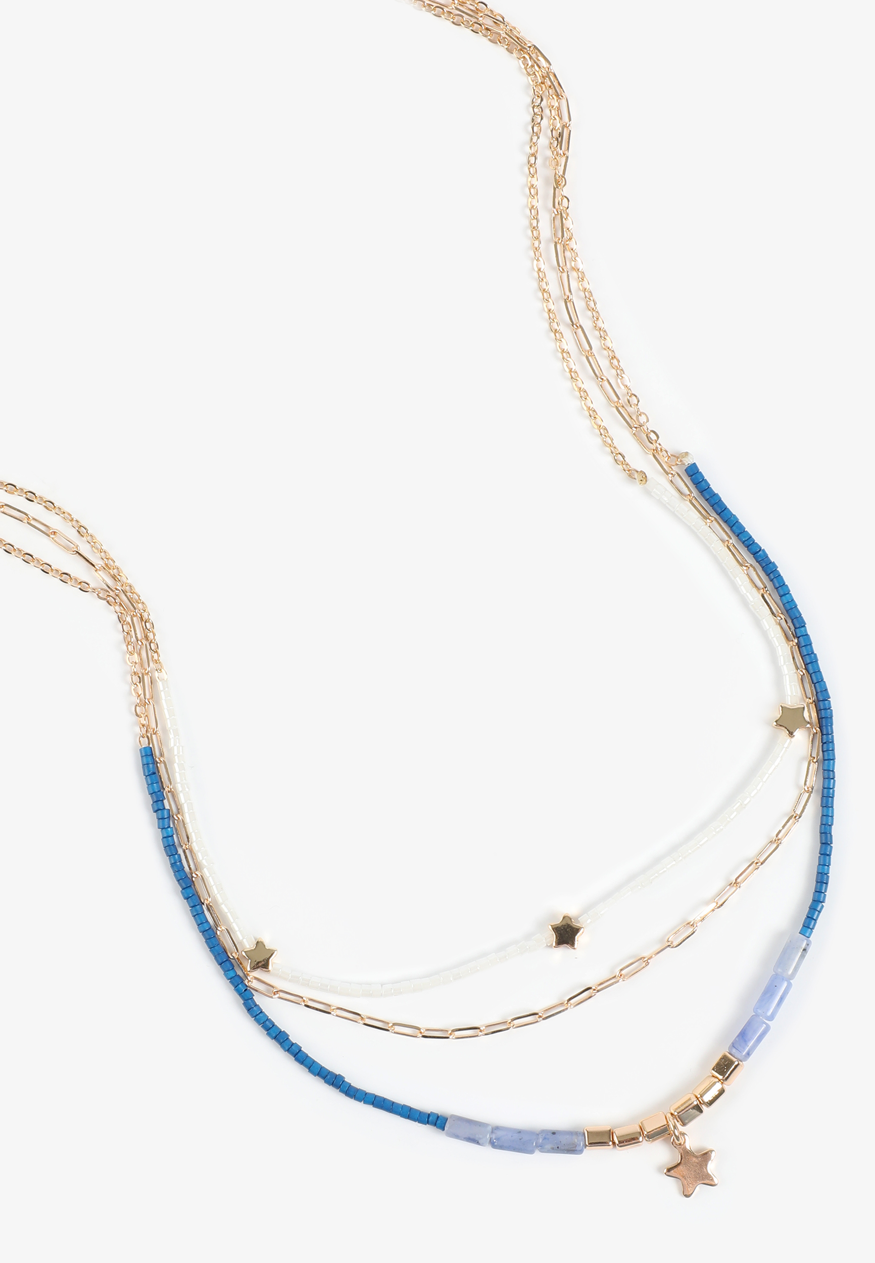 Americana Layered Star Necklace