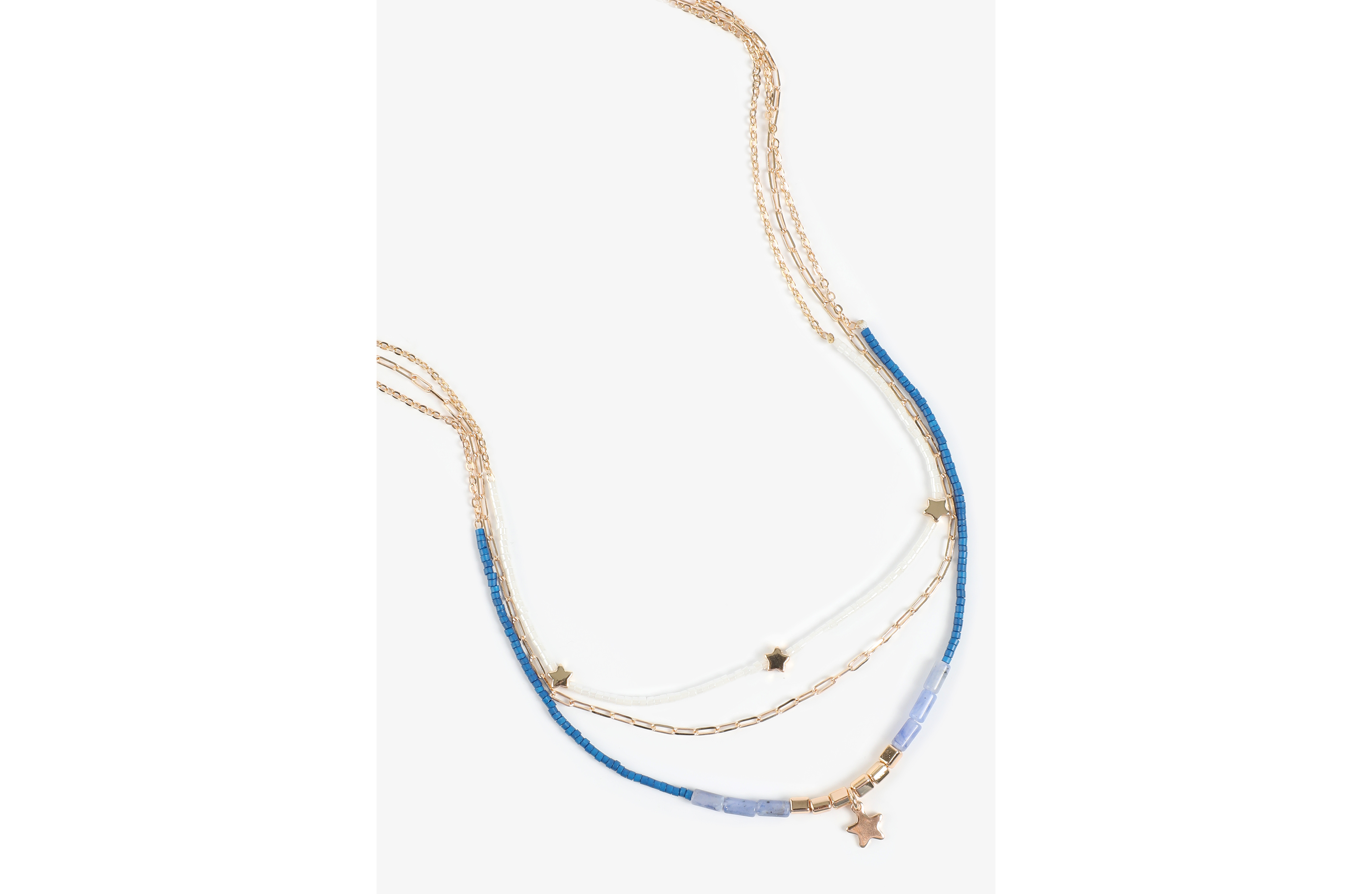 Americana Layered Star Necklace