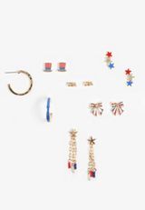 Americana Novelty Earring Set, C1524, small